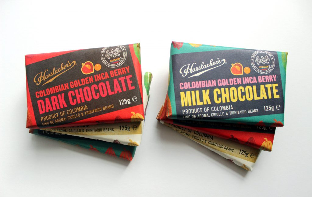 Hasslachers Chocolate packaging design by Think Beautiful Design